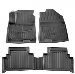 3D Коврики в салон резиновые Hyundai Kona Electric 2017-2023 2шт передние Stingray des 2020 