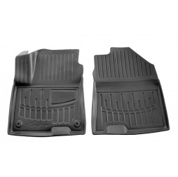 3D Коврики в салон резиновые Hyundai Kona Electric 2017-2023 2шт передние Stingray des 2020 