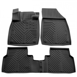 3D Коврики в салон резиновые Audi Q4 E-Tron 2021 4шт Stingray OEM