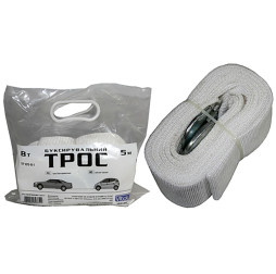 Трос буксировочный 8 т 5 м ST1009/TP-109-8-1 крюк Vitol