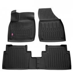 3D Коврики в салон резиновые Audi Q5 E-tron 2021 4шт 6/7мест Stingray des 2020