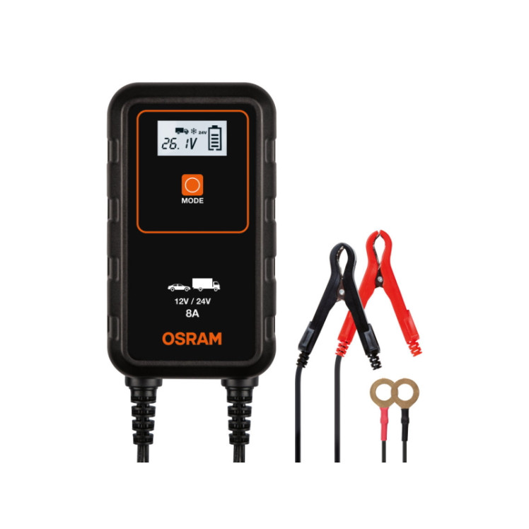 Зарядний пристрій 8A/12V Osram BATTERYcharge 908