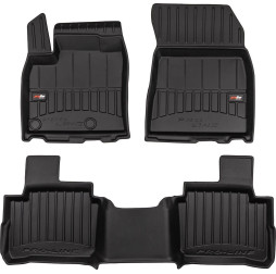 3D Коврики в салон резиновые Nissan Qashqai 2021 гибрид Frogum 3D800879