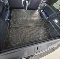 Коврик в багажник Zeekr 9X из 2-х частей Avto-Gumm