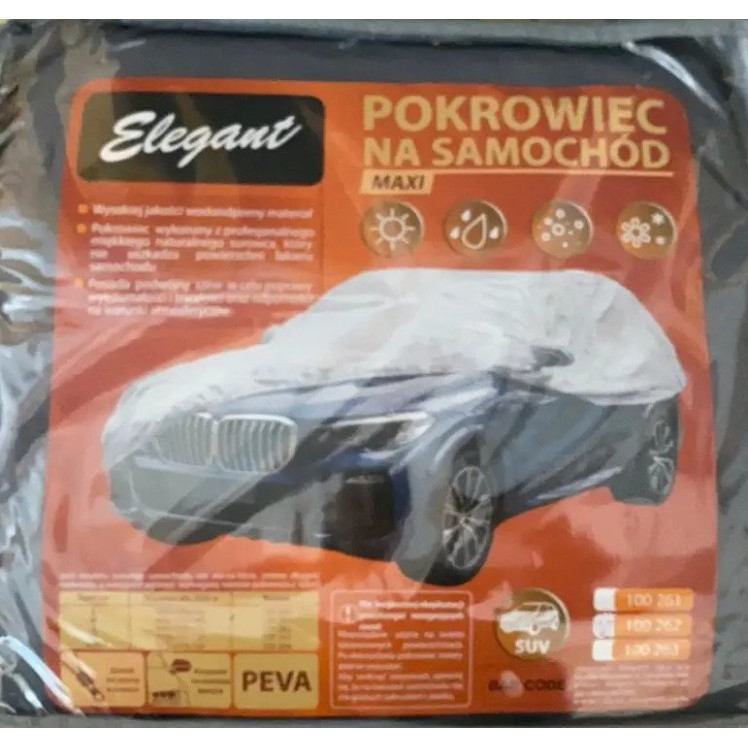 Тент автомобильный Jeep "L" Elegant Peva с подкладкой 4.80х1.95х1.55м EL 100 262