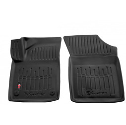 3D Коврики в салон резиновые Skoda Citigo 2011-2021 2шт передние Stingray des 2020