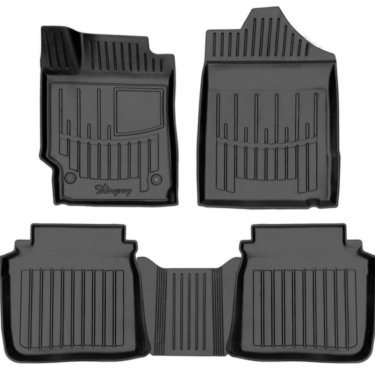 Килимки в салон гумові Toyota Camry XV40 2006-2011 5шт Stingray 3D