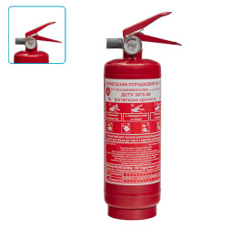 Огнетушитель порошковый с манометром OP-1 EN-3 1кг (Хладар)