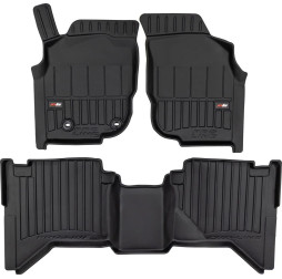 3D Коврики в салон резиновые Toyota Hilux 2004-2015 Frogum 3D429864