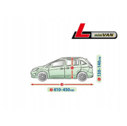 Тент автомобильный "L" Kegel Mobile Garage Polyester c мембран 4.5х1.48х1.4м минивен 5-4132-248-3020