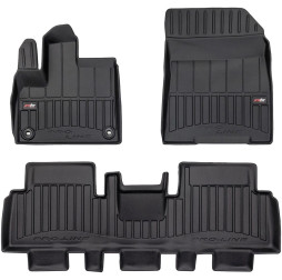 3D Коврики в салон резиновые Peugeot e-Rifter 2021 EV Frogum 3D430358