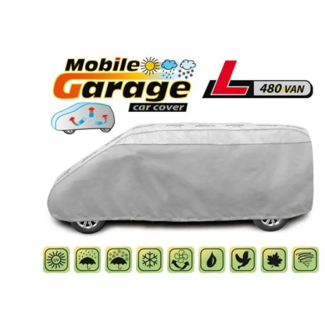 Тент автомобільний Bus 480 Kegel Mobile Garage Polyester з мембраною 4.80х1.85х1.80м VAN L480