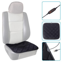 Накидка на сидения с подогревом VHR-0507 черная (42х40см) Vitol