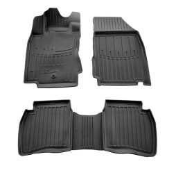 3D Коврики в салон резиновые Nissan Note 2005-2013 (E11) 2шт передние Stingray des 2020