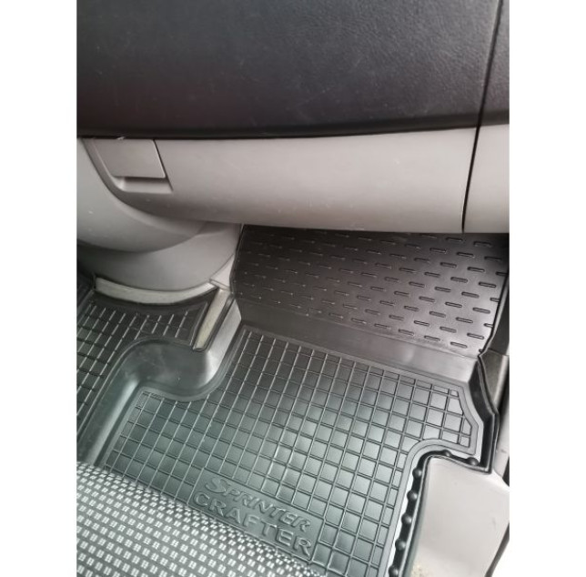 Килимки в салон гумові Mercedes-Benz Sprinter 2006-2018/VW Crafter 2006 Avto-Gumm