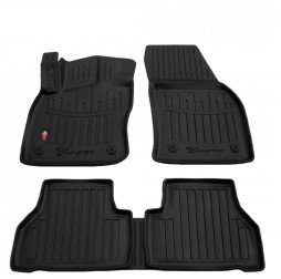 3D Коврики в салон резиновые VW Caddy 2020 2шт передние Stingray des 2020