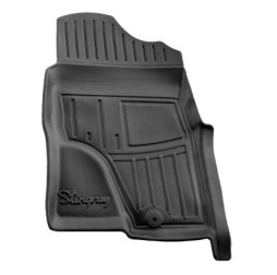 3D Коврик в салон резиновый Nissan Navara 2005-2015 (D40) (правый руль) ПЕР.ПРАВ. Stingray des 2020