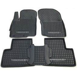 Коврики в салон резиновые Peugeot Boxer 2006 2-й ряд DoubleCab FOURGON Avto-Gumm
