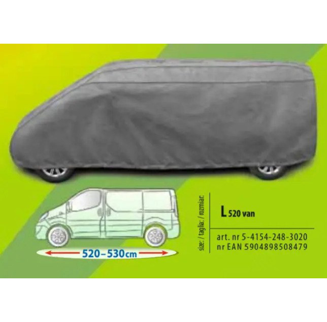 Тент автомобільний Bus 520 Kegel Mobile Garage Polyester з мембраною 5,20х1.90х1.80м VAN L520