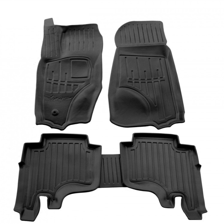 3D Коврики в салон резиновые Jeep Grand Cherokee 2005-2010 5шт Stingray des 2020