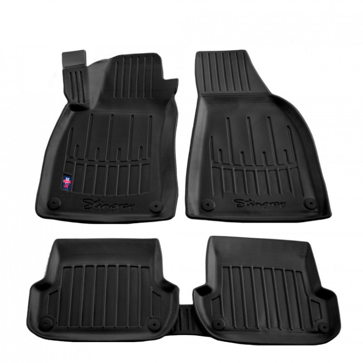 3D Килимки в салон гумові Audi A4 (B6) 2000-2006/A4 (B7) 2004-2008 5шт Stingray des 2020