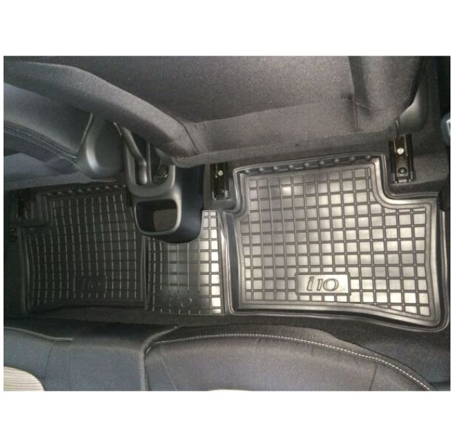 Килимки в салон гумові Hyundai i10 2013-2021 4шт Avto-Gumm