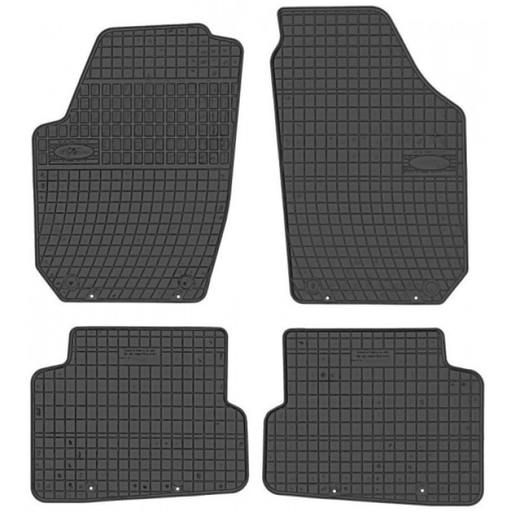 Килимки в салон гумові Skoda Fabia 2007-2014/Seat Cordoba 2008 Frogum 200017