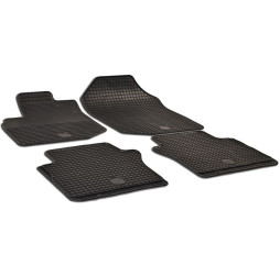 Коврики в салон резиновые Honda Jazz 2007-2014 Gumarny Zubri