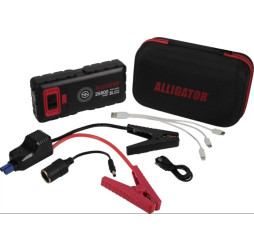 Пусковое устройство-бустер 1500А/2500А 25800mAh Alligator SMART-клеми JS848