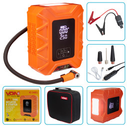 Автокомпрессор Voin VC-345CL 20 л/мин 4 в 1