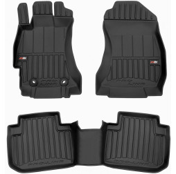 3D Коврики в салон резиновые Subaru Forester 2012-2018 Frogum 3D429796