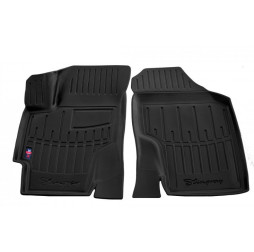 3D Коврики в салон резиновые Hyundai Accent 2006-2010/Kia Rio 2005-2011 2шт передние Stingray des20